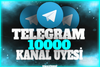 ⭐ 10000 Telegram Kanal Üyesi