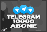 10000 Telegram Üye/Abone