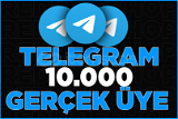 10000 Telegram Üye | Garantili
