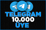 10000 Telegram Üye | Hızlı 