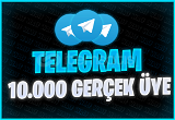 10.000 Telegram Üye | KALİTELİ | Çalışan Servis