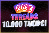 10.000 Threads Takipçi | GARANTİLİ | ANLIK!