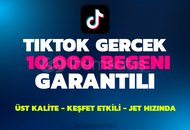 10.000 TikTok Gerçek Beğeni - KEŞFET ETKİLİ