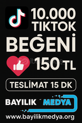 10.000 Tiktok Kaliteli Beğeni | Bayilikmedya