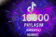 10000 TİKTOK PAYLAŞIM ( GARANTİLİ )