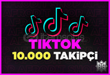 10000 TikTok Takipçi | Çalışan Tek Servis