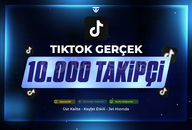 10.000 Gerçek Takipçi | Garantili - TikTok