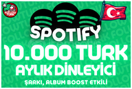 ⭐ 10.000 Türk Aylık Dinlenme - [Algorithmic]⭐