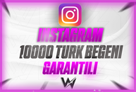 10000 TÜRK GERÇEK BEĞENİ
