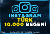 10.000 TÜRK GERÇEK BEĞENİ | GARANTİLİ | #1