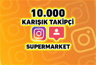 10.000 Türk Karışık instagram Takipçi Satın al - Anında