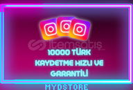 ⭐10.000 Türk Kaydetme- Gerçek Etkileşim⭐