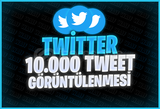 ⭐[KALİTELİ] 10.000 Tweet Görüntülenme