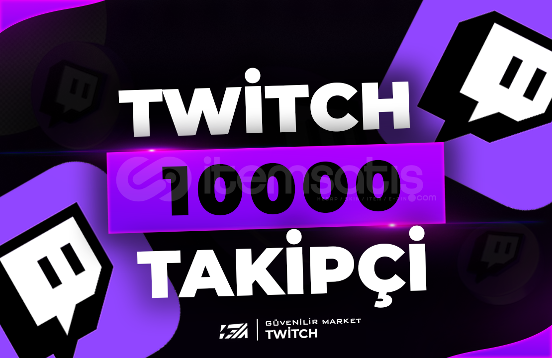 ⭐10000 Twitch Gerçek Takipçi - GELİŞİM ETKİLİ⭐ ⭐10000 Twitch Gerçek Takipçi - GELİŞİM ETKİLİ⭐