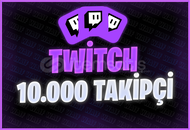 ⭐[KALİTELİ] 10.000 Twitch Gerçek Takipçi