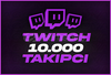 (GARANTİLİ) Twitch 10.000 Gerçek Takipçi