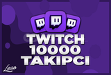 10000 Twitch Takipçi