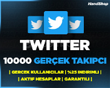10000 Twitter Gerçek Takipçi | GARANTİLİ ⭐