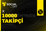 Twitter (X) 10.000 Türk Takipçi - Garantili