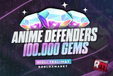 ✅ 100.000 GEMS [ANİME DEFENDERS] ⭐