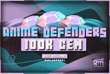 ✅ 100.000 GEMS [ANİME DEFENDERS] ⭐