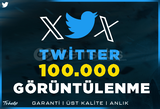 100.000 Görüntülenme Twitter | Garanti