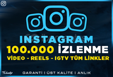 100.000 Instagram Gerçek İzlenme | Garanti | #1