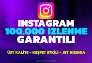 100.000 Instagram Gerçek İzlenme - GARANTİLİ