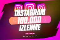 ⭐100.000 İnstagram İzlenme - 1 Ay (GARANTİ)⭐