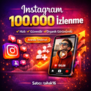 ⭐ 100.000 İNSTAGRAM İZLENME - GARANTİLİ