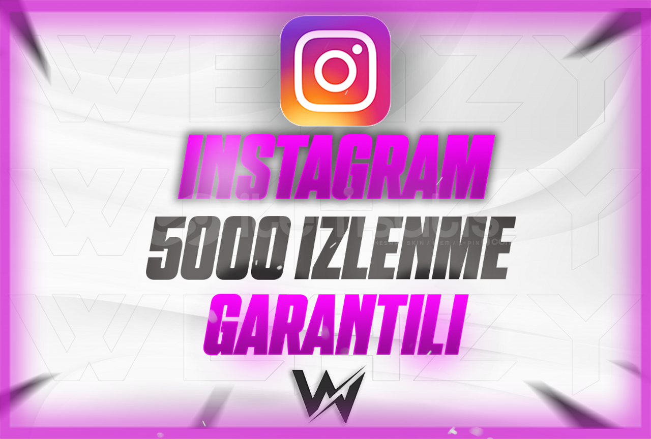 5000 Instagram Reels / Video İzlenme/ 5000 Instagram Reels / Video İzlenme/
