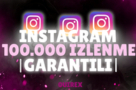 100.000 İZLENME GARANTİLİ - INSTAGRAM