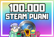 ⭐️ 100.000 STEAM PUANI + GARANTİ ⭐️
