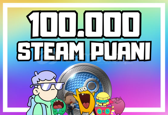 ⭐️ 100.000 STEAM PUANI + GARANTİ ⭐️ ⭐️ 100.000 STEAM PUANI + GARANTİ ⭐️