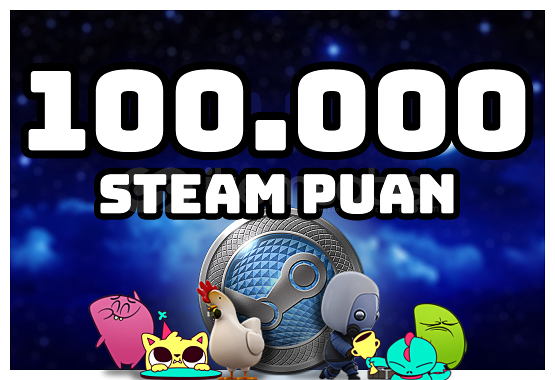 ⭐ 100.000 STEAM PUANI + GARANTİ ⭐ ⭐ 100.000 STEAM PUANI + GARANTİ ⭐