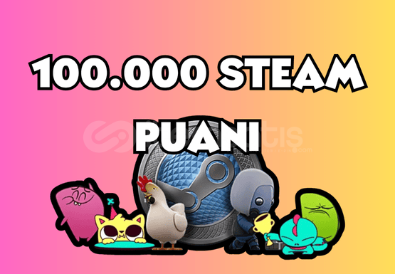 ⭐OTO TESLİM⭐ 100.000 STEAM PUANI + GARANTİ  ⭐OTO TESLİM⭐ 100.000 STEAM PUANI + GARANTİ