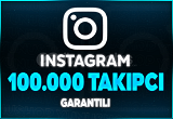 100.000 Takipçi Instagram Garantili