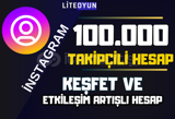 100000 TAKİPÇİLİ ESKİ HESAP - KEŞFET YÜKSEK !