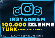 100.000 Türk Gerçek İzlenme | Garanti | #1