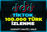 100.000 Türk İzlenme TikTok | Garanti | ANLIK