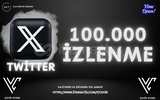 ⭐️100000 Twitter İzlenme⭐️