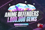 ✅ 1.000.000 GEMS [ANİME DEFENDERS] ⭐