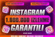 ⭐ 1.000.000 İzlenme İnstagram [Garantili] ⭐