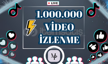 ⭐1.000.000 Tiktok Anında izlenme (Keşfet Etkili)