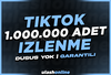 ⭐ 1.000.000 Tiktok Gerçek İzlenme | HIZLI