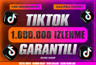 ⭐ 1.000.000 Tiktok İzlenme [Garantili] ⭐
