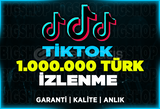 1.000.000 Türk İzlenme TikTok | Garanti | ANLIK