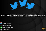 10.000.000 Twitter Görüntülenme | ANINDA TESLİM