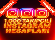 ⭐1.000K+ İNSTAGRAM HESAPLARI⭐