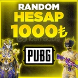 1000TL PUBG MOBİLE RANDOM HESAP